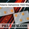 Adams Secret 1500 Mg 25
